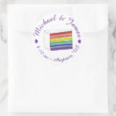Search for rainbow wedding stickers Purple