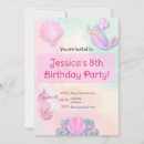 Search for colorful birthday invitations Girly