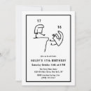 Search for 17th birthday invitations Modern