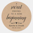 Search for sweet ending wedding stickers Treat
