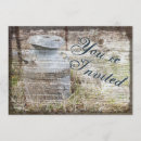 Search for rural wedding invitations Wood