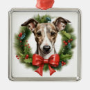 Search for italian greyhound christmas tree decorations Whippet