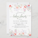 Search for floral baby shower invitations Script typography