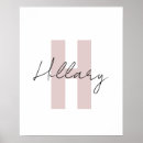 Search for pink monogram posters Letter