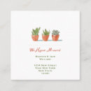 Search for moving announcement business cards New address