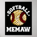 Search for funny softball posters Cute
