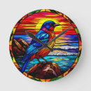 Search for stained glass clocks Vibrant