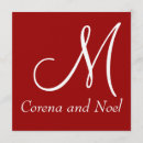 Search for red and white wedding invitations Black