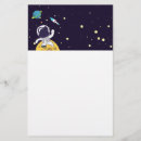 Search for planets business stationery Astronaut