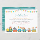 Search for train baby boy shower invitations Animals