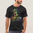 Search for hate less love more tshirts Month