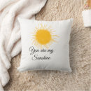 Search for sunshine yellow cushions You are my sunshine
