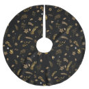 Search for black and gold tree skirts Rustic