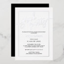 Search for black and silver graduation invitations Gold
