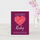 Search for ruby anniversary cards Heart