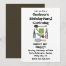 Search for garden tool invitations Gardening tools