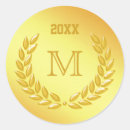 Search for gold laurel wreath stickers Golden
