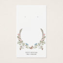 Search for earring card template display cards Elegant