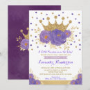 Search for gold crown baby shower invitations Watercolor flowers