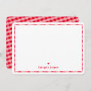 Search for red plaid thank you cards Cute