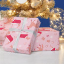 Search for equestrian christmas wrapping paper Santa