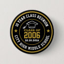 Search for school text badges High school graduation