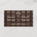 Search for candy bar business cards Dessert