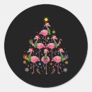 Search for funny flamingo stickers Christmas tree