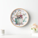 Search for teapot clocks Watercolor