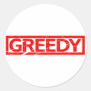 Search for greedy stickers Funny