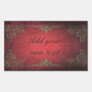 Search for antique frame stickers Burgundy