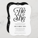 Search for neutral gender reveal invitations Modern