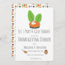 Search for lets give thanks invitations Dinner party