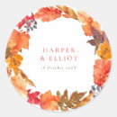 Search for leaves wreath stickers Rustic