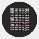Search for funny new year stickers Candy