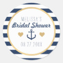 Search for nautical bridal shower stickers Anchor