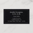 Search for notary business cards Minimalist