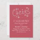 Search for cheer christmas invitations Modern