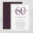 Search for plum birthday invitations Surprise