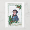 Search for victorian boy christmas cards Santa