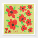 Search for red rose napkins Modern