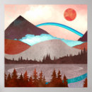 Search for blue landscape posters Mountains
