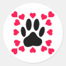 Search for paw print heart stickers Dogs
