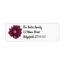 Search for deep purple return address labels Floral