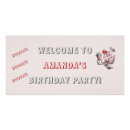 Search for kid birthday party posters Red