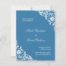 Search for blue scroll invitations Classy