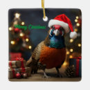 Search for pheasant christmas tree decorations Animal