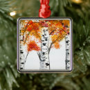 Search for birch trees christmas tree decorations Watercolor