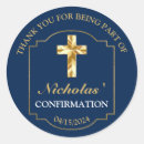 Search for confirmation boy stickers Gold