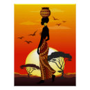 Search for woman silhouette posters Sunset